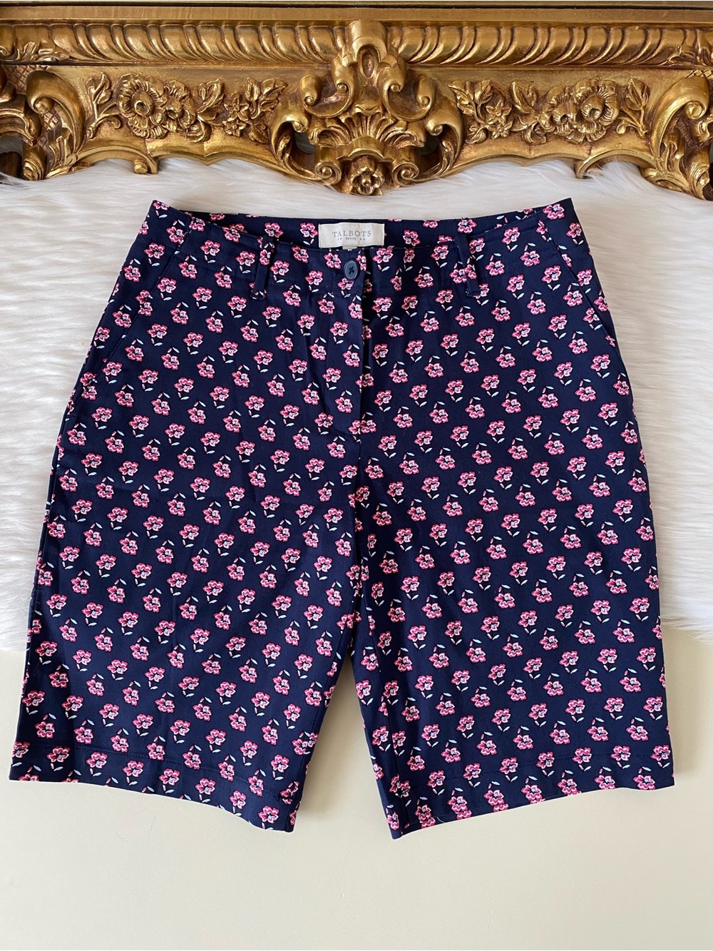 Talbots Floral Bermuda Shorts